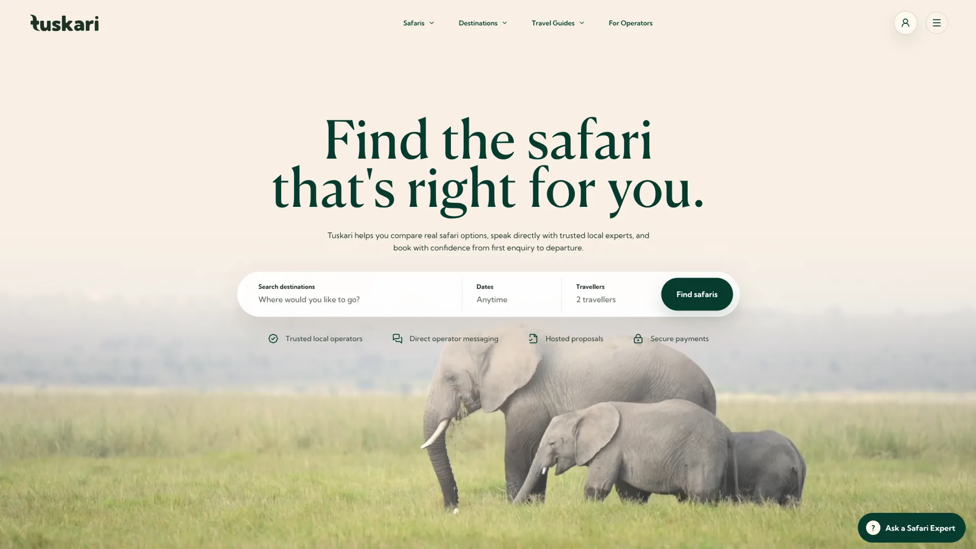 Tuskari project screenshot showing the application interface